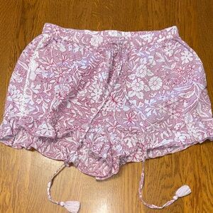 Rachel Ashwell medium Floral Pink Women's sleep shorts